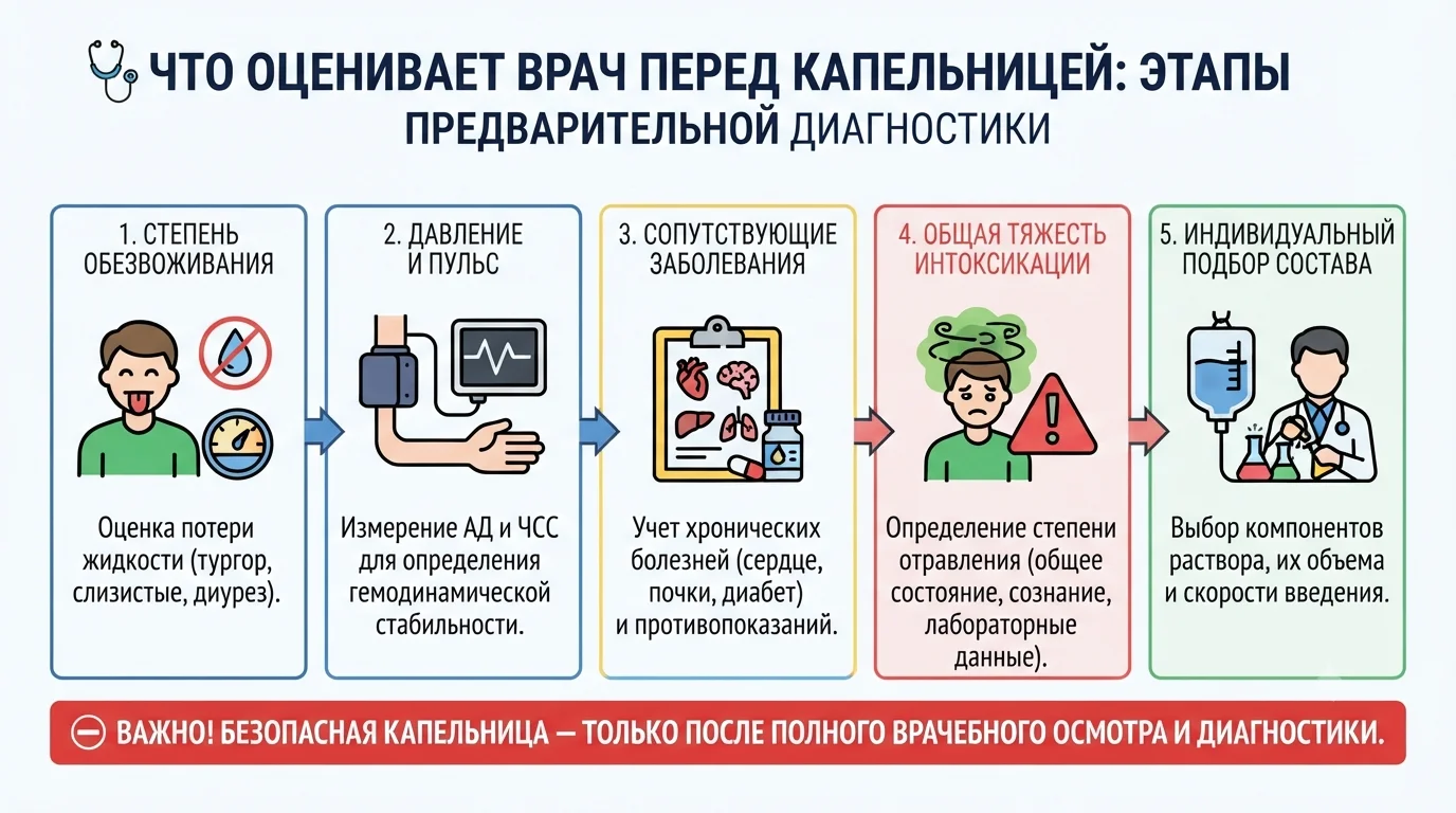 Выбор врача перед капельницей