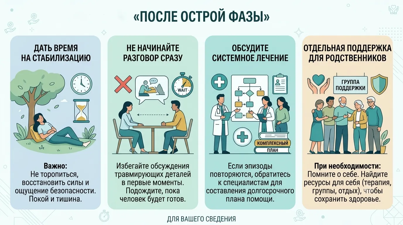 Поддержка родственников